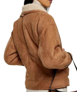 rachel-omega-brown-faux-shearling-leather-jacket