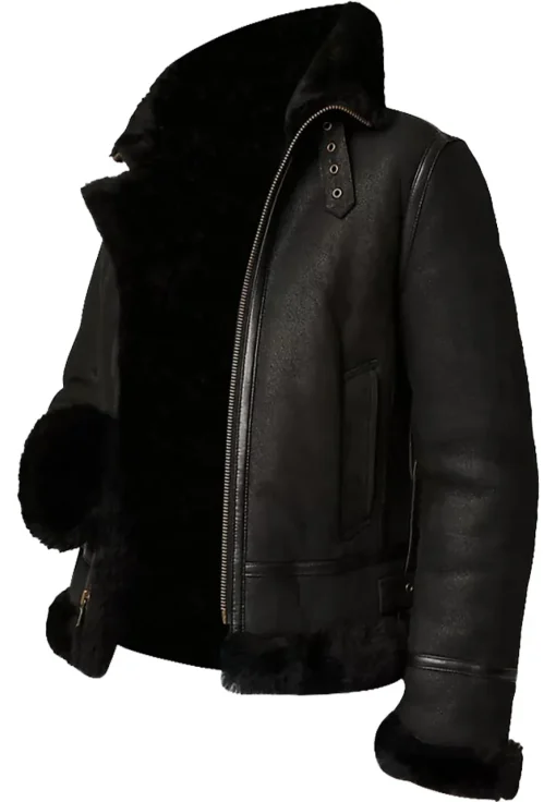 joel-sheepskin-shearling-fur-black-hooded-jacket