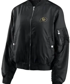 colorado-buffaloes-black-full-zip-satin-jacket