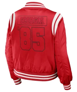 georgia-bulldogs-red-full-zip-satin-jacket