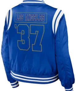los-angeles-rams-royal-full-zip-satin-jacket