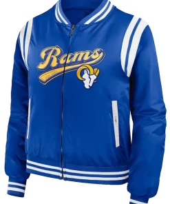 los-angeles-rams-royal-full-zip-satin-jacket