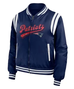 new-england-patriots-navy-blue-satin-jacket