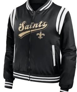 new-orleans-saints-black-bomber-full-zip-jacket