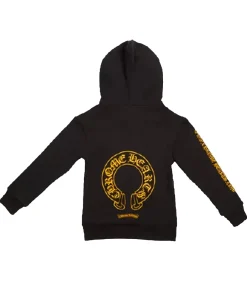 chrome-hearts-kids-yellow-zip-up-hoodie
