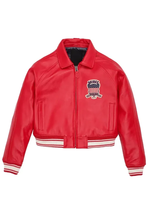 avirex-cropped-leather-red-jacket