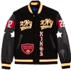 corazon-de-leon-black-varsity-jacket
