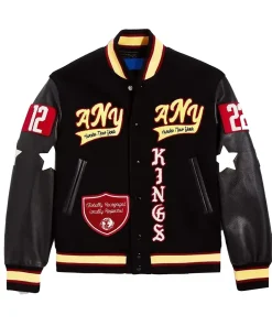 corazon-de-leon-black-varsity-jacket