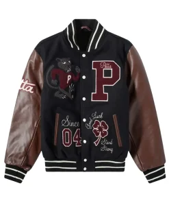 lucky-charm-black-and-brown-varsity-jacket