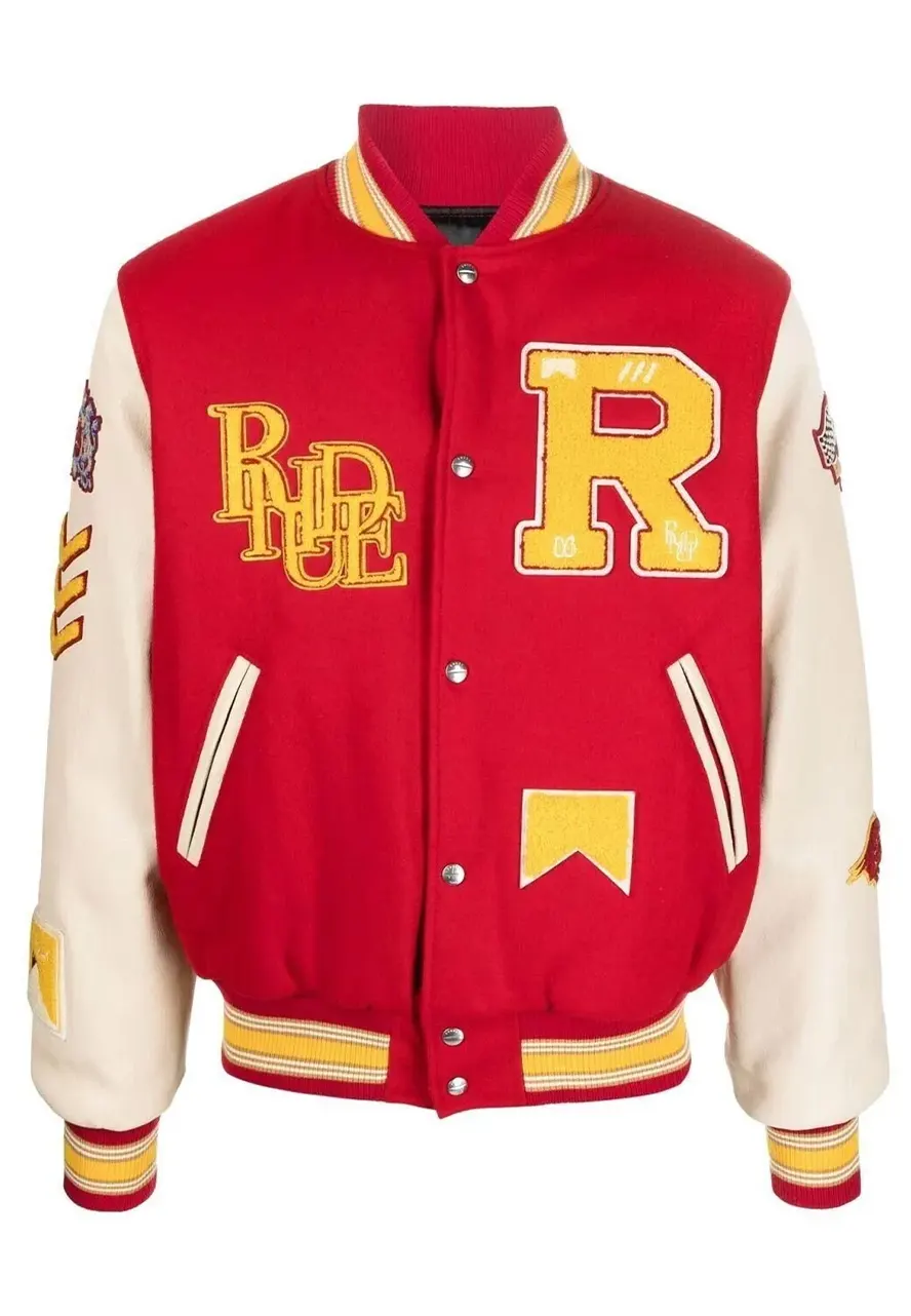 market-rhude-bull-varsity-bomber-jacket