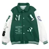 skeleton-flocking-green-varsity-jacket