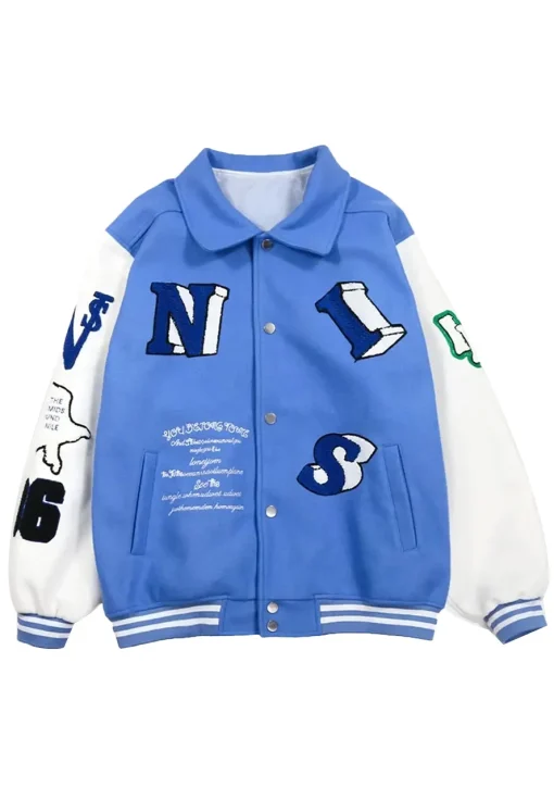 skeleton-flocking-blue-varsity-jacket