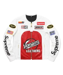 supreme-vanson-white-leather-jacket