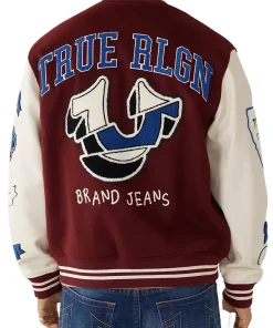 true-religion-maroon-and-white-letterman-jacket