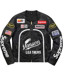 supreme-vanson-black-leather-jacket