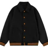 black-collared-jacket-black-leather-sleeves-orange-stripes