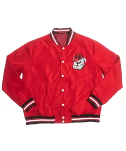 georgia-bulldogs-vintage-dawgs-logo-red-bomber-jacket