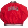 georgia-bulldogs-vintage-dawgs-logo-red-bomber-jacket