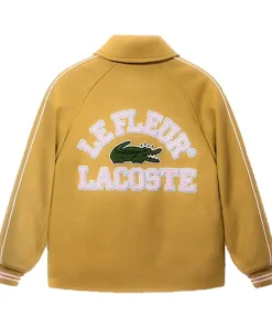 lefleur-yellow-snap-varsity-jacket