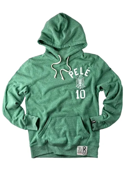 pele-brasil-10-green-hoodie