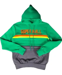 super-mall-green-and-grey-hoodie