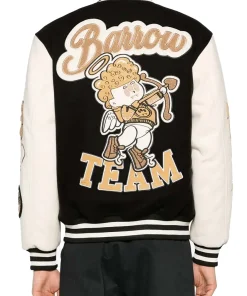 barrow-black-varsity-jacket