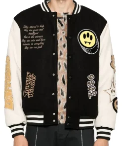 barrow-black-varsity-jacket