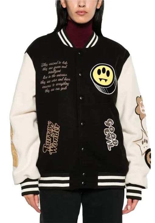 barrow-black-varsity-jacket