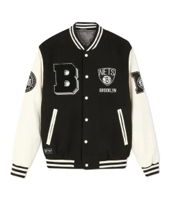brooklyn-nets-black-and-off-white-bomber-jacket