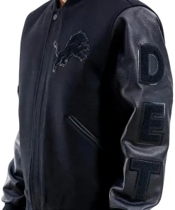 detroit-lions-black-letterman-jacket