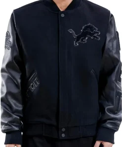 detroit-lions-black-letterman-jacket