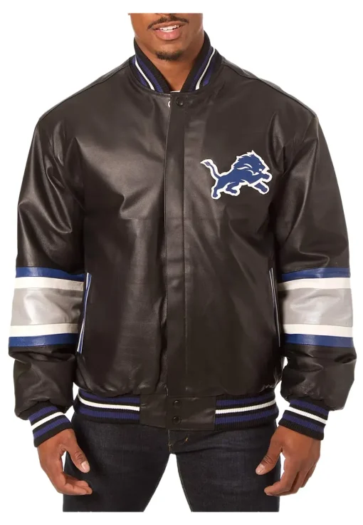 detroit-lions-varsity-black-leather-jacket