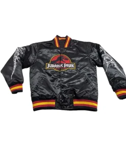 jurassic-park-black-bomber-satin-jacket