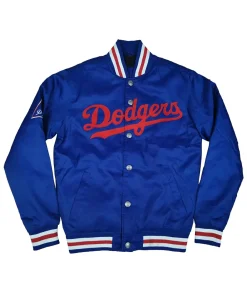 los-angeles-dodgers-blue-satin-jacket