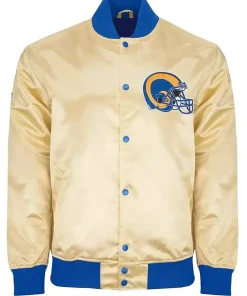 los-angeles-rams-gold-satin-jacket