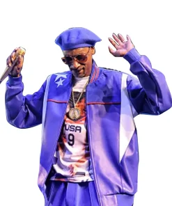paris-olympics-snoop-dogg-purple-bomber-jacket