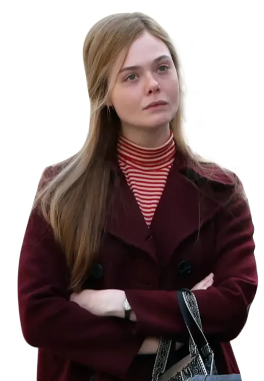 elle-fanning-a-complete-unknown-peacoat