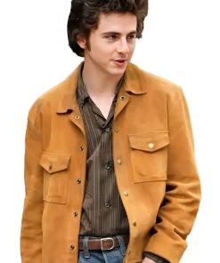 timothée chalamet suede jacket