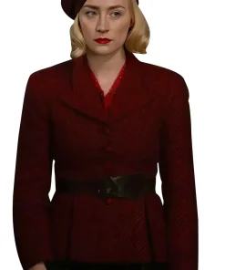 blitz-saoirse-ronan-tweed-red-blazer