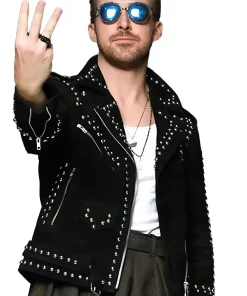 ryan-gosling-saturday-night-live-studded-leather-jacket