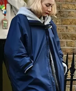 saoirse-ronan-blitz-blue-shearling-jacket