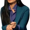the-substance-demi-moore-blue-blazer