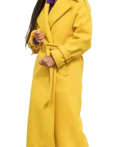 Demi Moore The Substance Trench Coat