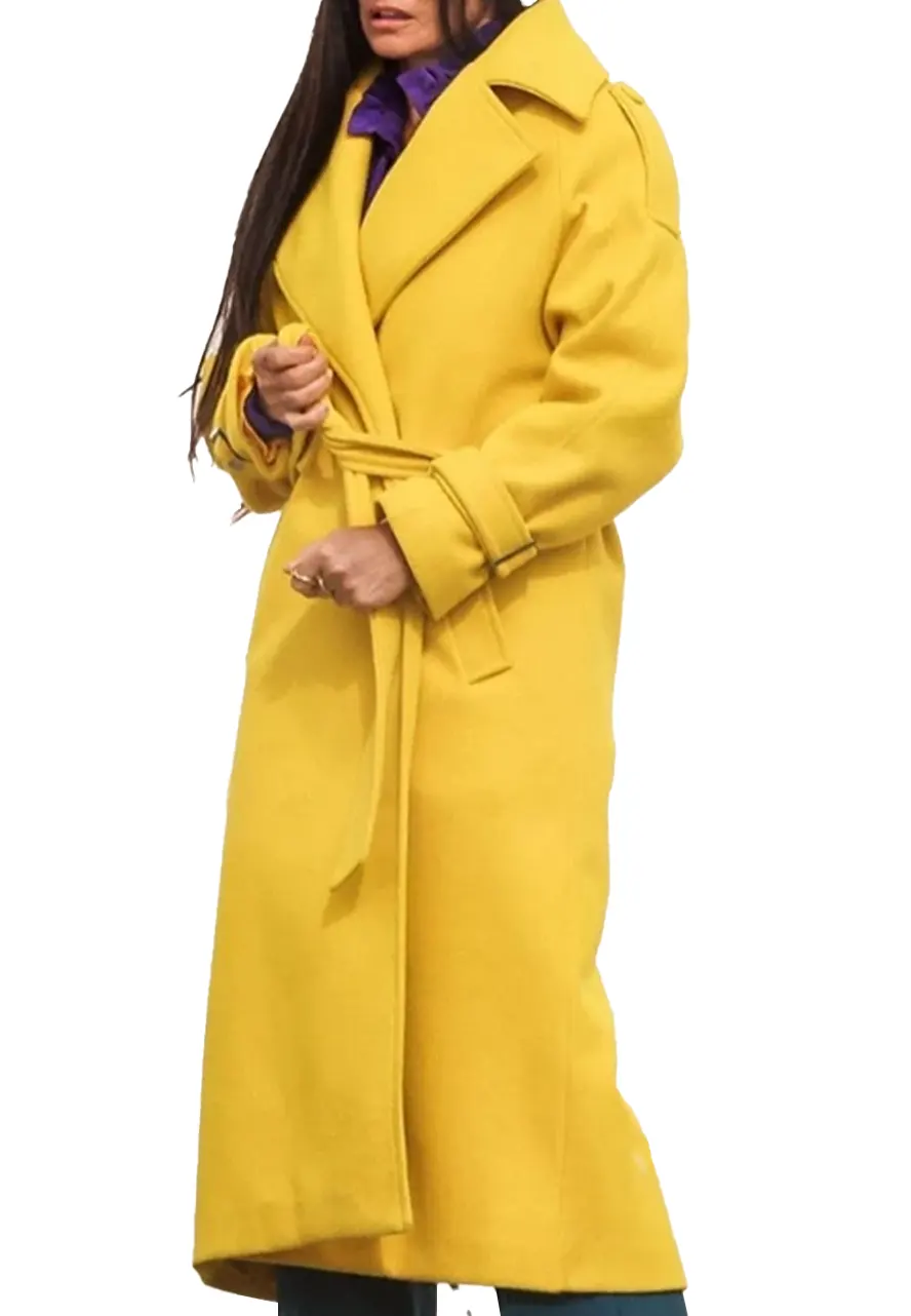 Demi Moore The Substance Trench Coat