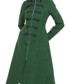 womens-green-military-style-coat