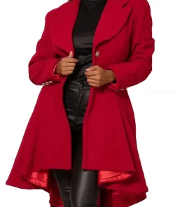 womens-red-midi-princess-wool-coat