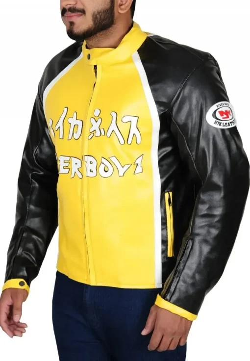 biker-boyz-derek-luke-yellow-leather-motorcycle-jacket