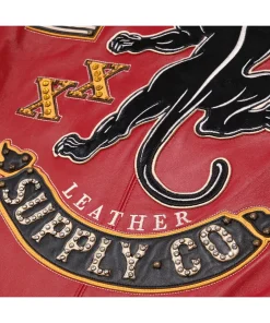 pelle pelle panther varsity jacket​